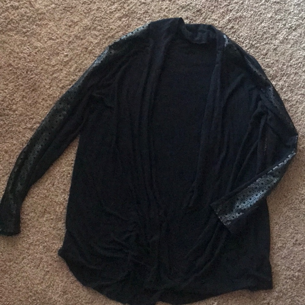Black. Cardigan